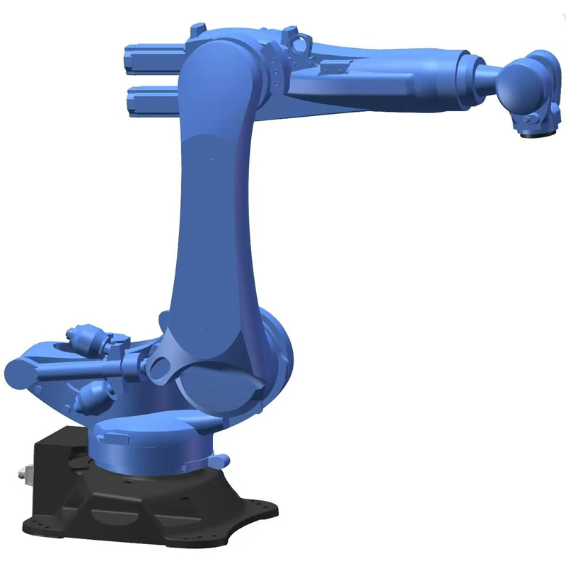 Lámh robotach chliste sé-ais le haghaidh meilt agus snasta
